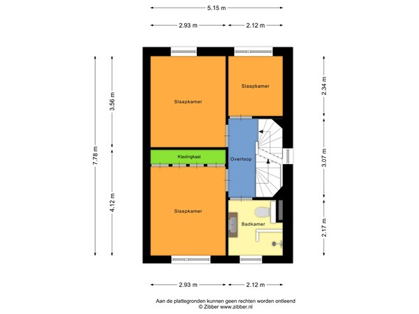 Plattegrond - Hadewychstraat 59, 5384 GK Heesch - 1e verdieping.jpg